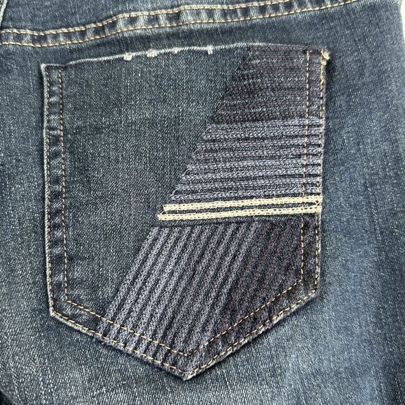 Vintage America Jeans Womens Size 10/30 Blue Medium Wash Denim Boot Cut Mid Rise - Picture 6 of 14